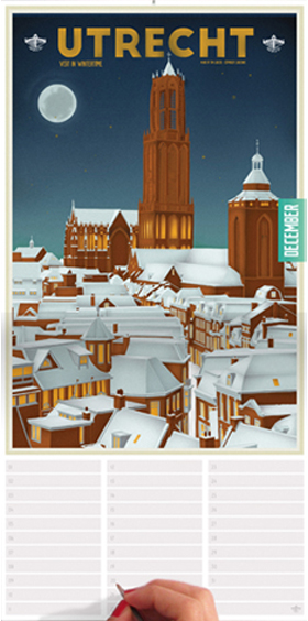 Kalender Utrecht 12 posters